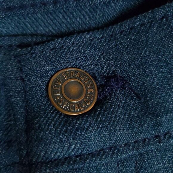 Vintage 90s Levis Pants Mens 36x32 100% Dacron Polyester Workwear Made USA - Picture 4 of 15